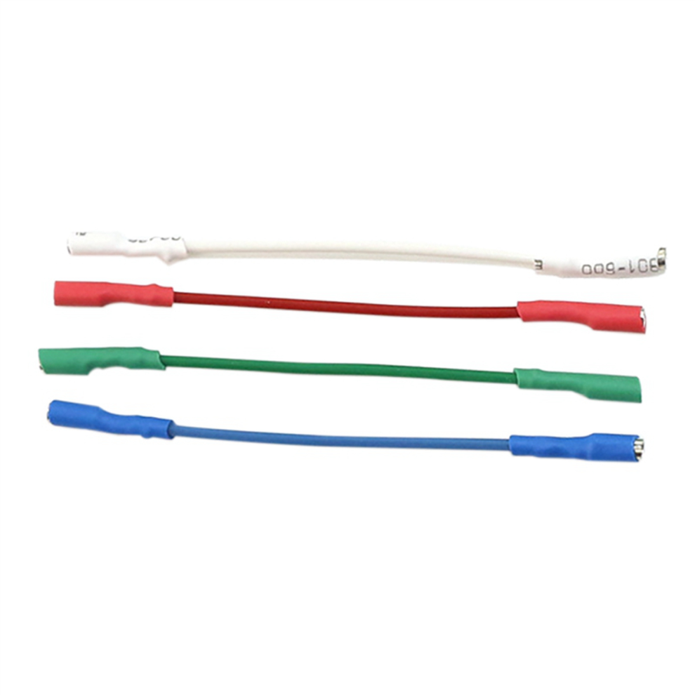 Turntable Phonograph Lead Headshell Stereo Record Player Wires 8Pcs For Replacement 4851689802777