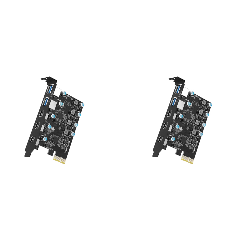 2X Pcie-Uitbreidingskaart Naar 5-Poorts (3X Usb C, 2X 3.0-A) Pci Express Voor 10/8/7 Os 10.8.2-image