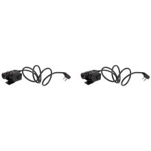 2X U94 PTT Cable for Z Tactical Elite II HD01 HD02 HD03 Headphone 's UV-5R UV-GT- Ham Radio