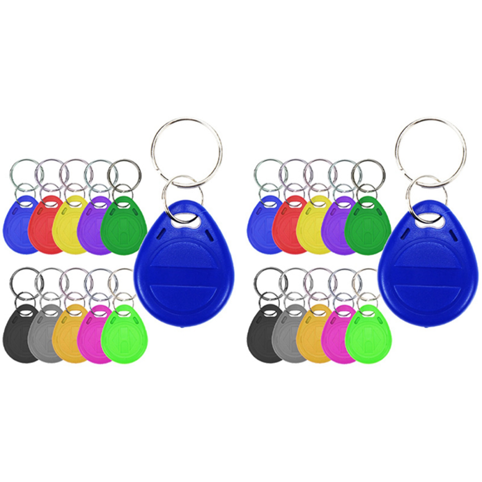 100Pcs T5577 Blank Key Tag Rfid Chip Ring Cards Tags Keytag 125 Khz Copy Rewritable Writable Duplicate 4851689812233