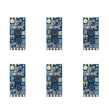 6X-12 433-473MHz SI4463 Wireless Serial Port Module (6-Pack) - Replaces Bluetooth HC-12, Up to 1km Range, 3.2-5.5V