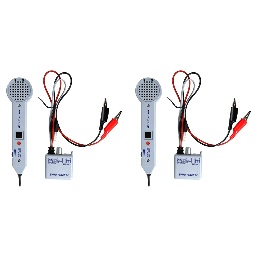 2X Tone Generator Kit,Wire Tracer Circuit Tester,200EP High Cable Toner Detector Finder Tester,Inductive Amplifier
