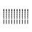 Multipurpose Drill Bits, 100-Piece 6mm Multi-Material Drill Bit Set for Drilling in Tile, Glass, Concrete, Brick, Wood 2
