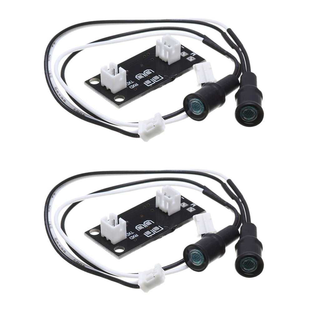 2X DC 5 -5.5V Source lumineuse ? axe unique Capteur de suivi Panneau d'?nergie solaire Module de suivi Circuit imprim? avec sonde