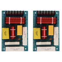 2X 200W Speaker Crossover 2 Way High-Low 8 Ohm Frequency Divider for 10 Inch