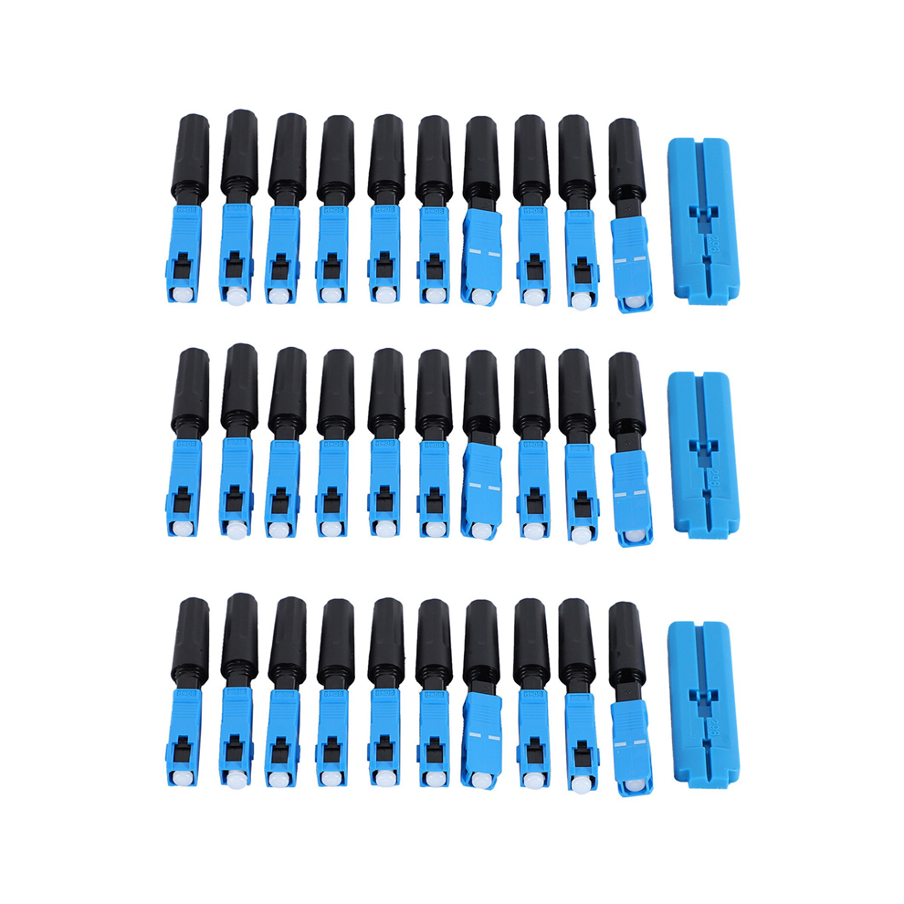 Photos - Other for Computer Jojomino 150 Pcs Embedded Sc Upc Fiber Optic Fast Connector Ftth Single-Mode Quick Adapter 