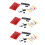 3X 50 MHz Crystal Oscillator Frequency Counter Testers DIY Kit 5 Resolution Digital Red 1