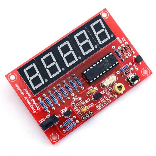 3X 50 MHz Crystal Oscillator Frequency Counter Testers DIY Kit 5 Resolution Digital Red 2