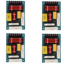 4X 200W Speaker Crossover 2 Way High-Low 8 Ohm Frequency Divider for 10 Inch