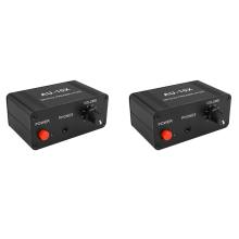 2X AU-10X NE5532 Audio Signal Preamplifier Headphone Pre AMP Board Gain 20Db 3.5MM Volume Control Tone DC 12V