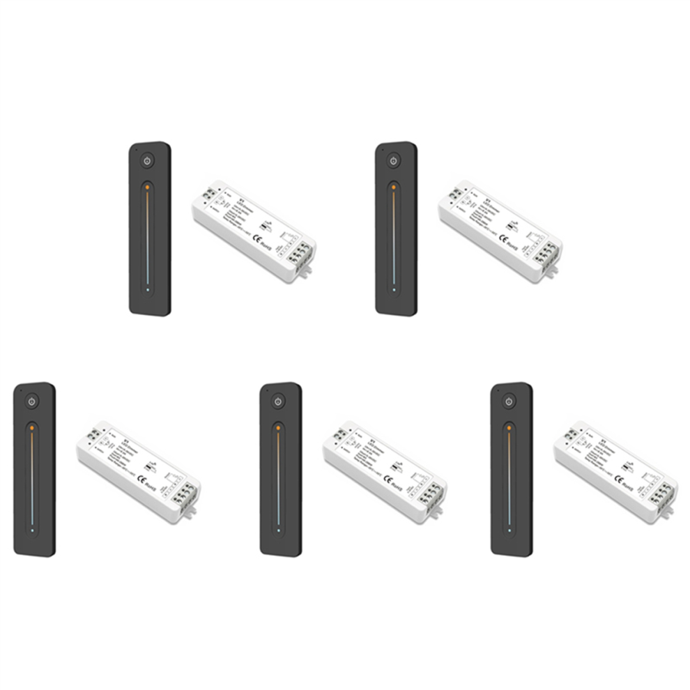 5X Led Dimmer 12V 5V 24V 36V 8A Pwm Wireless Rf Switch With 2.4G Brightness Adjustment Contact Remote 4851689895694