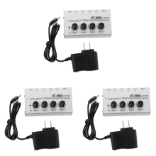 3X HA400 4-kanaals ultracompacte hoofdtelefoon audio stereoversterker microversterker
