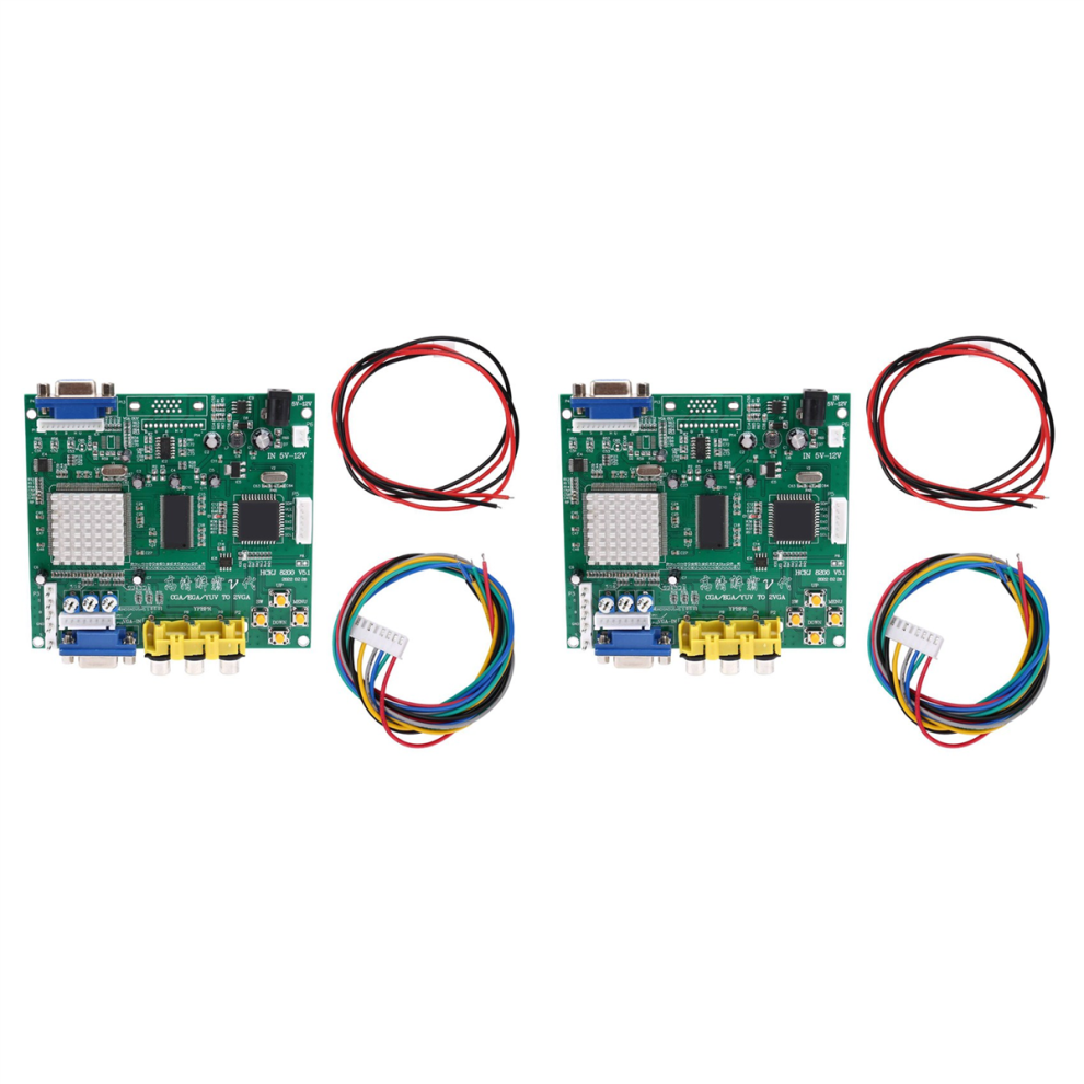 2X GBS8200 Cga//Yuv/Rgb A Vga Uscita Arcade Jamma Game Hd Video Converter Board Monitor Lcd GBS-8200
