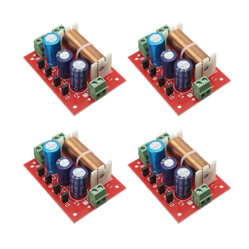 4X 400W Speaker Crossover 2 Way High-Low 4-16 Ohm Frequency Divider for 2