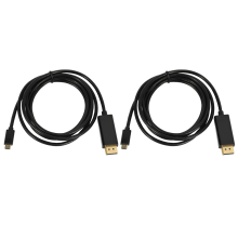 2X USB-C to DisplayPort Cable Adapter 6Ft USB 3.1 Type C DP HD