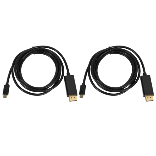 2X USB-C naar DisplayPort-kabeladapter 6Ft USB 3.1 Type C DP HD 1