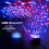 2X USB Crystal Magic Ball Flash DJ-lichten Disco Podium Projector Mini LED Spraakgestuurd 9