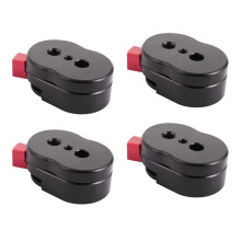 4X Field Monitor Snelontgrendelingsplaat voor LCD Magic Arm LED-lichtcamera Camcorder Rig met 1/4-inch schroefgat