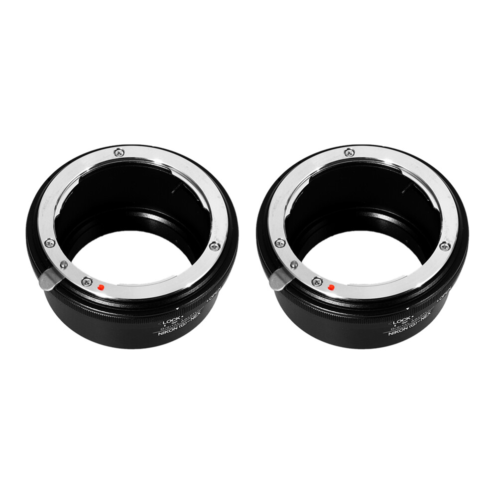 2X Lensadapterring Voor Ai AF-S G E-Mount NEX3 NEX-5 5N 5R C3 NEX6 NEX7-image