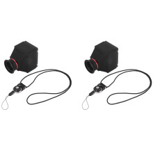 2 stuks 3X Vergroting LCD Zoeker Loep Universeel voor 3Inch Scherm Dslr Spiegelloze Camera