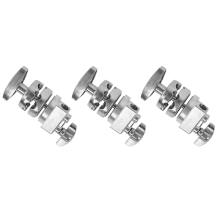 Lot de 3 adaptateurs de montage pour platine magique de photographie de type C en m?tal robuste pour support d'?clairage