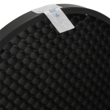 3X Fotostudio 16,8 cm 60 graden honingraatrooster voor 7 inch standaardreflector diffuser lampenkap schaal