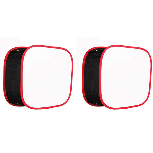 2X Draagbare Softbox LED-lichtpaneel Diffuse kamerverlichtingsmodifier voor 2