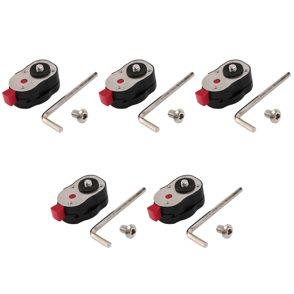 5X Field Monitor Quick Release Plate For Lcd Magic Arm Led Camera Camcorder Rig With 1/4-Inch Screw Hole Light 4851689814718