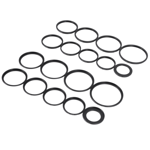 36Pcs Lens Filter Ring Adapter Step Up Down 37-82mm Set for Camera 2