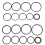 36Pcs Lens Filter Ring Adapter Step Up Down 37-82mm Set for Camera 4