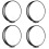 4pcs 40cm Round Universal Portable Speedlight Softbox Flash Diffuser On-Top Soft Box for Camera 1