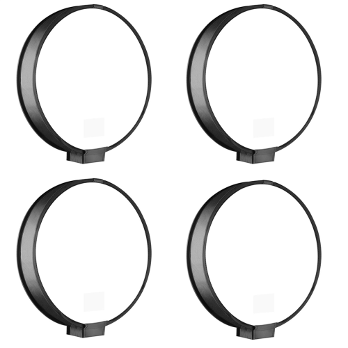 4pcs 40cm Round Universal Portable Speedlight Softbox Flash Diffuser On-Top Soft Box for Camera