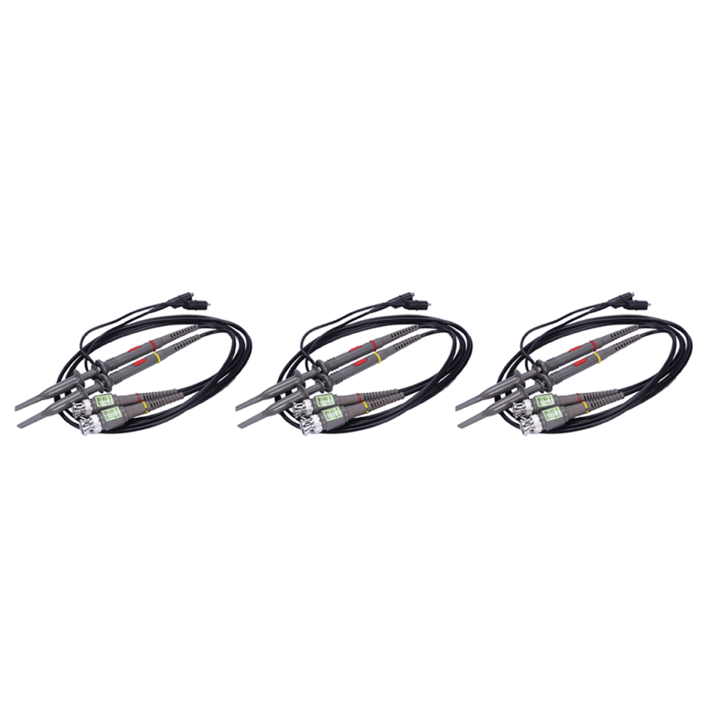 6 Pack P6100 100 Mhz Oscilloscope Probe 10:1 And 1:1 Switchable For 4851689822690