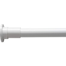 Croydex Telescopic Shower Curtain Rod Stick N Lock White Aluminium 110x183cm