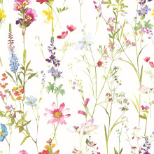 Elsie Floral Wallpaper Multi World of Wallpaper AF0038