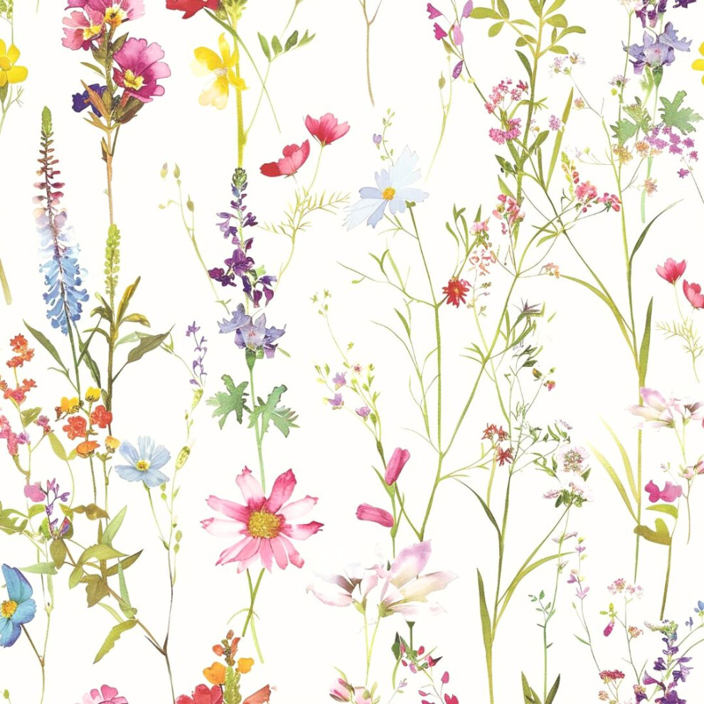 Elsie Floral Wallpaper Multi World Of Wallpaper Af0038 5060802626285