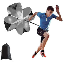 Speed Chute Resistance Running Parachute with Adjustable Strap - Free Carry Bag Included