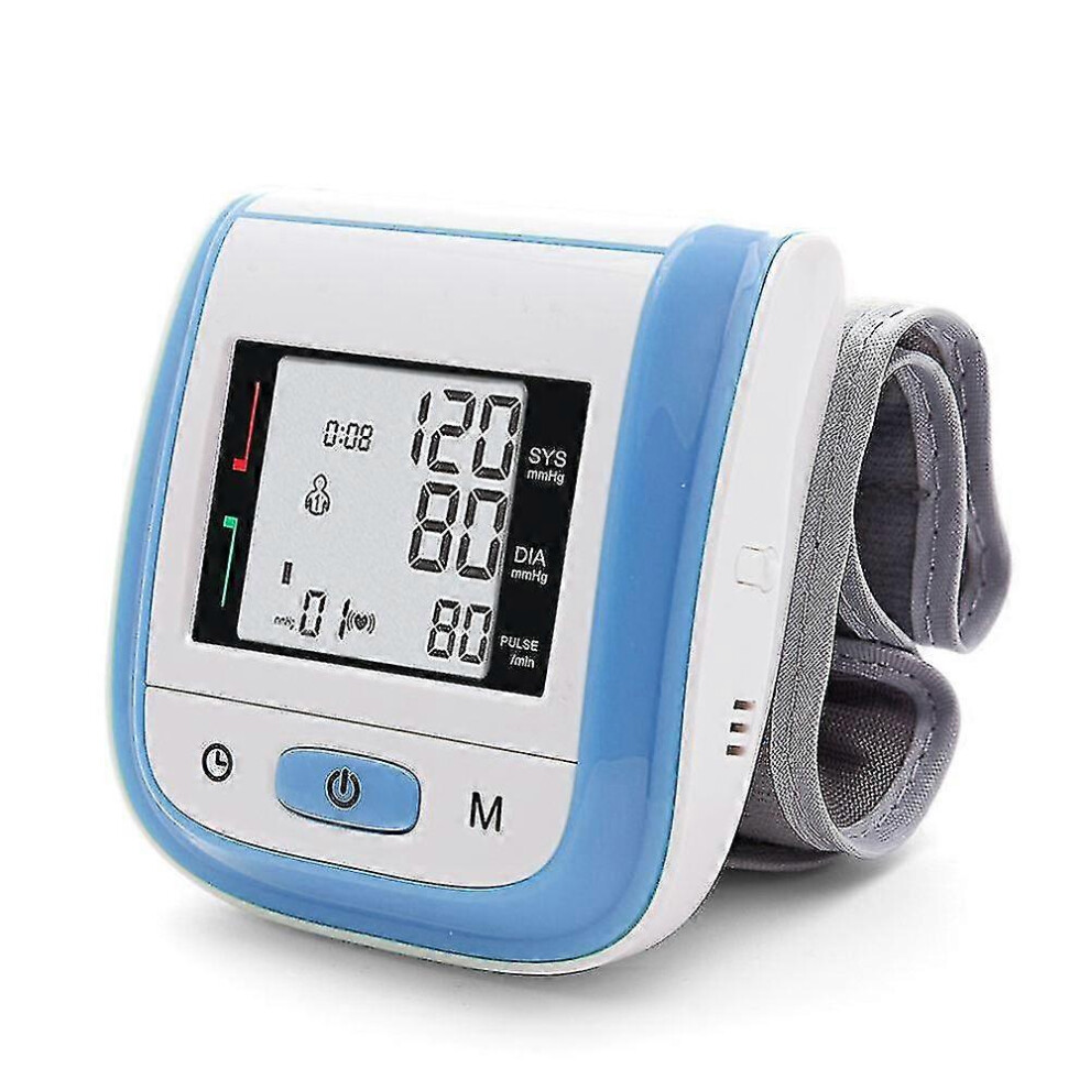 Digital Wrist Blood Pressure Monitor - Accurate Heart Rate Pulse Measurement