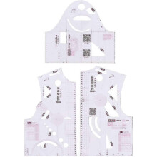 Transparent French Curve Ruler Craft Tailor - 1:3 Cloth Design Ruler