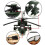 Toy Airplane Alloy Aircraft Model Simulation Apache Helicopter Fighter 4