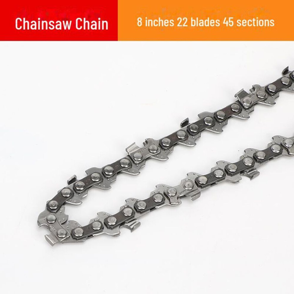 (as the picture, 8 inch 45 link chain) "4-16 Inch Mini Lithium Electric Chainsaw For One-handed Garden Logging"