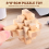 WoodPuzzle Brain Teaser Παιχνίδια για ενήλικες / παιδιά 6