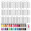 200Pcs Sublimation Blanks Keychain Σετ Ορθογώνιες φούντες μεταφοράς θερμότητας με μπρελόκ για DIY 2