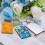 200Pcs Sublimation Blanks Keychain Σετ Ορθογώνιες φούντες μεταφοράς θερμότητας με μπρελόκ για DIY 6