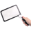 Full-Page 5X Magnifying Glass for Reading, Folding Lighted Magnifier with 48 LED Lights, Rectangular Handhold 7