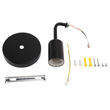 Black Loft Antique Iron Simple Wall lamp American Country Restaurant Bar Corridor Aisle Sucker