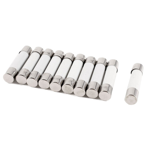 10 τμχ 250V 30A 6x30mm Κυλινδρικός Κεραμικός σωλήνας Ασφάλειες Σύνδεσμος 2