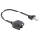 Καλώδιο επέκτασης δικτύου Ethernet LAN 1FT RJ45 από αρσενικό σε θηλυκό βιδωτό πάνελ 9