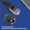 Καλώδιο επέκτασης δικτύου Ethernet LAN 1FT RJ45 από αρσενικό σε θηλυκό βιδωτό πάνελ 4