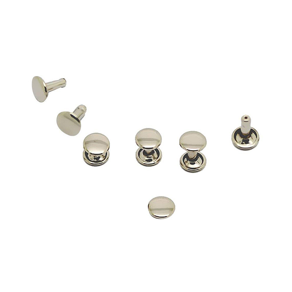 100Pcs Diy Rivet Metal Board - Silver 4852624842117